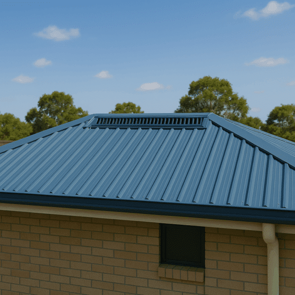 metal roofing with ventilation