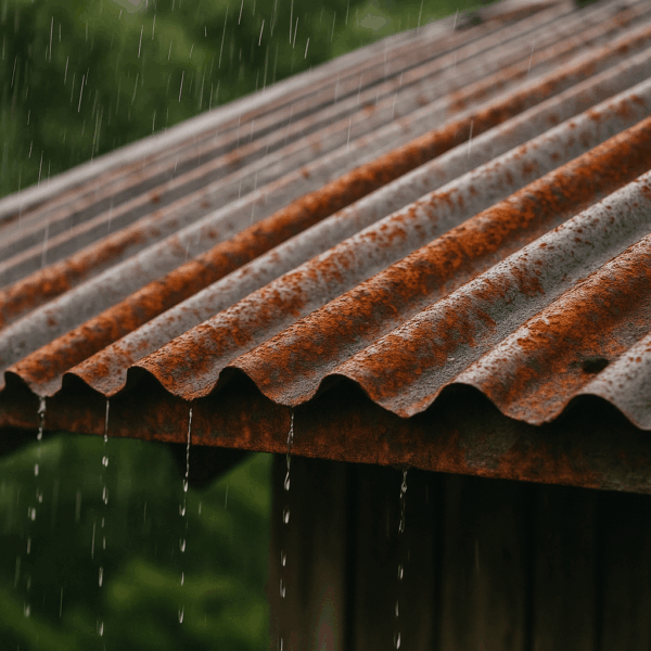 Rust and Rain: How Brisbane’s Humidity Can Destroy Roofs (and How Metal Stops It) 11 Rusty metal roof and rain